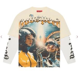 Godspeed Chosen One Layered Thermal Tee Bone